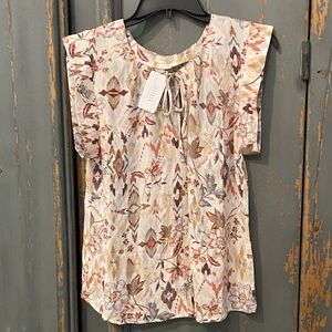 Lovestitch Multicolor Boho Blouse NWT